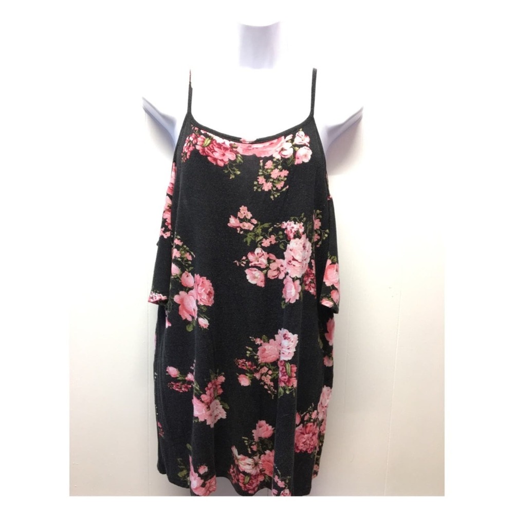 Free Kisses | Cold Shoulder Summer Top Rose Design •
